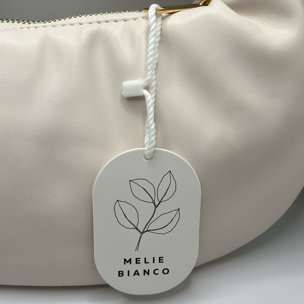 NWT MELIE BIANCO ALEXANDRA VEGAN LEATHER TOP HANDLE PUFFY BAG - Picture 7 of 9